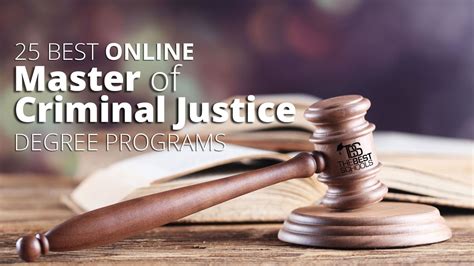 criminal justice master programs.